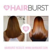 قبل و بعد از قرص های پاستیلی هیربرست Hairburst (یک بسته ۶۰عدد )