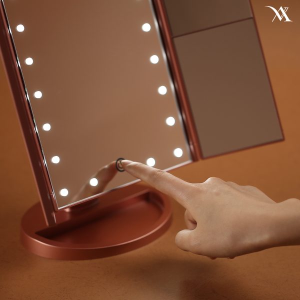 صفحه لمسی آینه برقی آرایشی ایزهولد Easehold مدل Venus چرخش 180 درجه