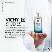 مطالعات انجام شده روی سرم آبرسان ویشی مدل Vichy Mineral 89