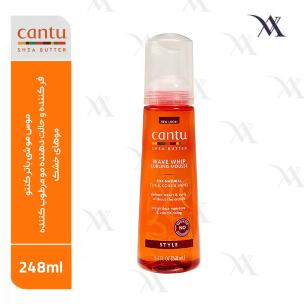 موس مو شی باتر کنتو Cantu Wave Whip Curling Mousse